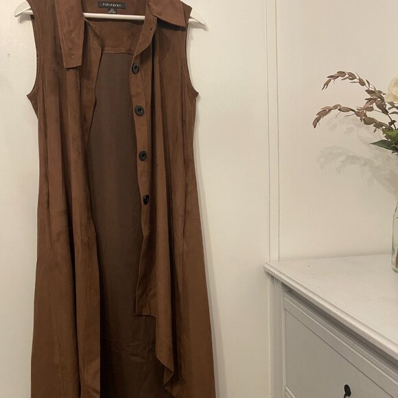 NWOT Periphery Epic Vegan Suede Vest - Picture 2 of 9